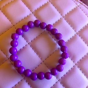 Purple bracelet